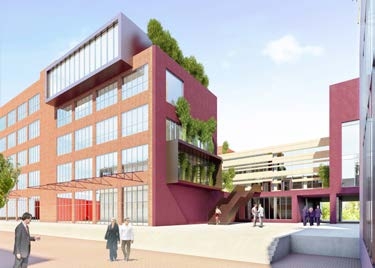 Schwanenhöfe Düsseldorf — Detailansicht des Quartiers