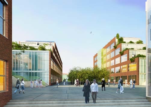 Schwanenhöfe Düsseldorf — Gebäudeansicht